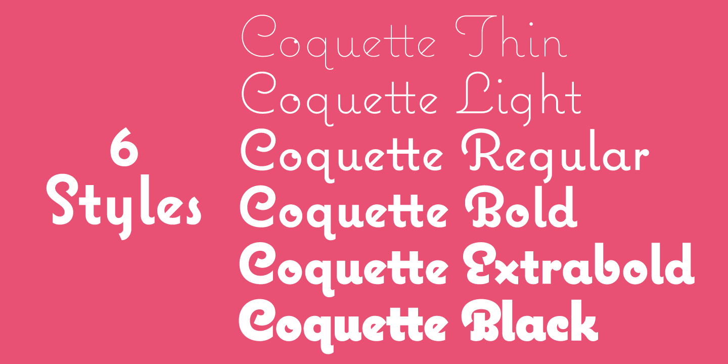 Download Coquette font (typeface)