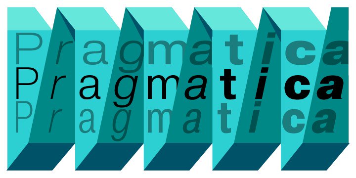 Шрифт Pragmatica