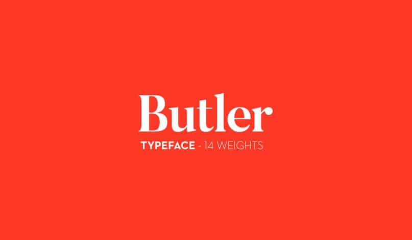 Butler Regular and Stencil