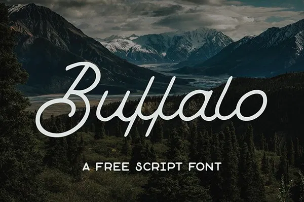 Download Buffalo Script font (typeface)