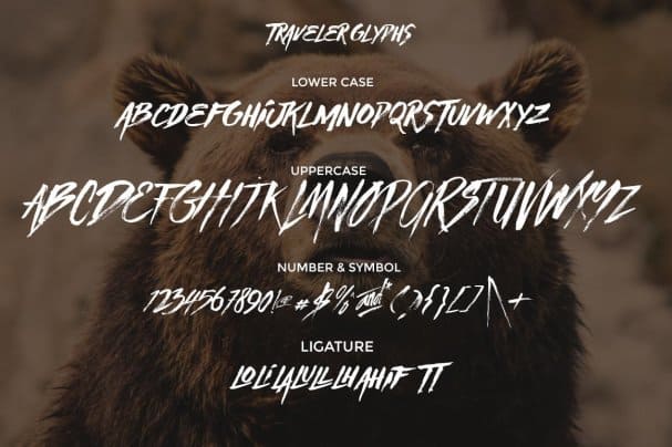 Traveller Font Free Download • AllBestFonts.com