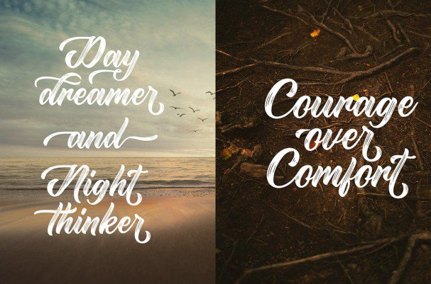 Download Rustling Trees font (typeface)