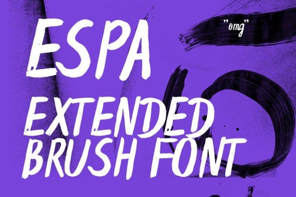 Espa Extended Handwritten Brush