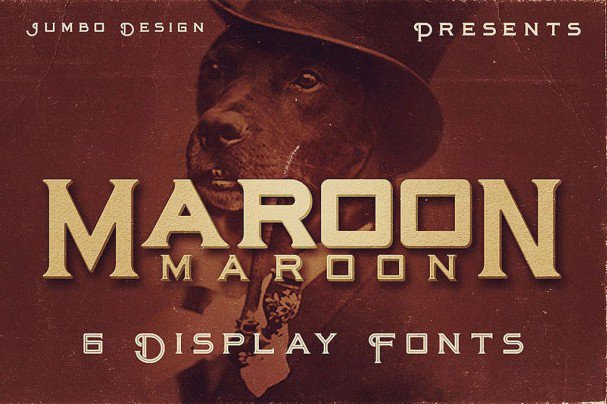 Maroon – Vintage Style