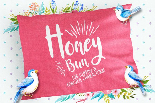 Honey Bun – Typeface