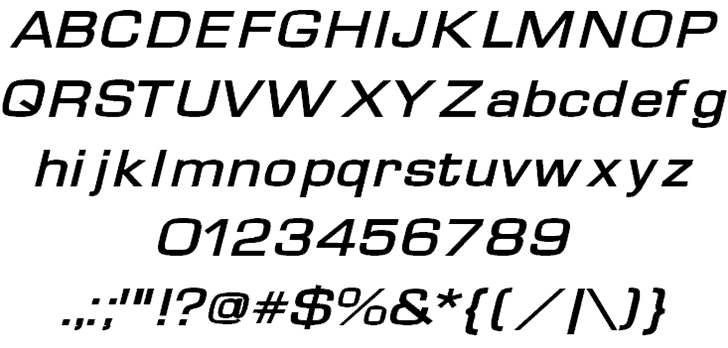 Download Waukegan LDO font (typeface)