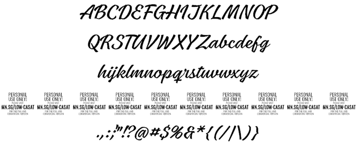 Download Low Casat Light font (typeface)
