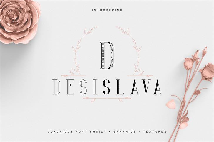 Download Desislava Ornament font (typeface)