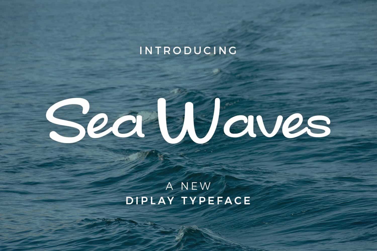 Download Sea Waves font (typeface)