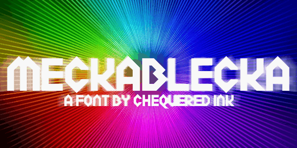 Download Meckablecka font (typeface)