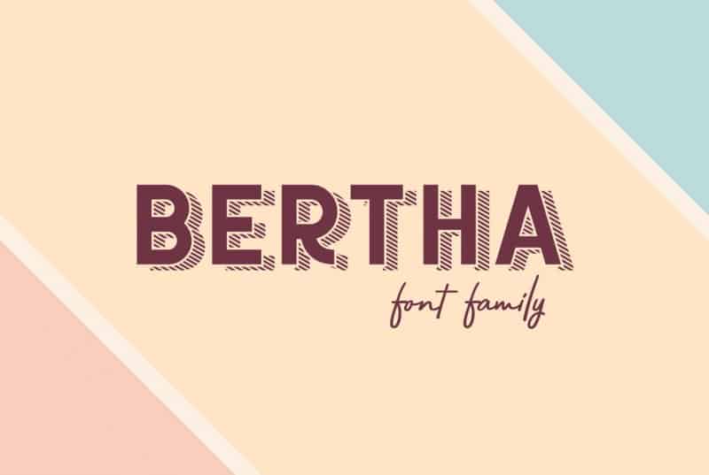 Download Bertha font (typeface)