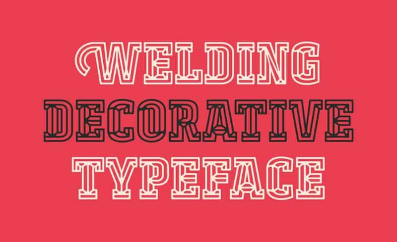 Download Welding font (typeface)