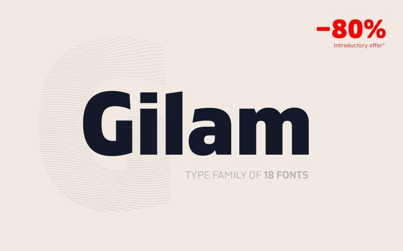 Download Gilam font (typeface)