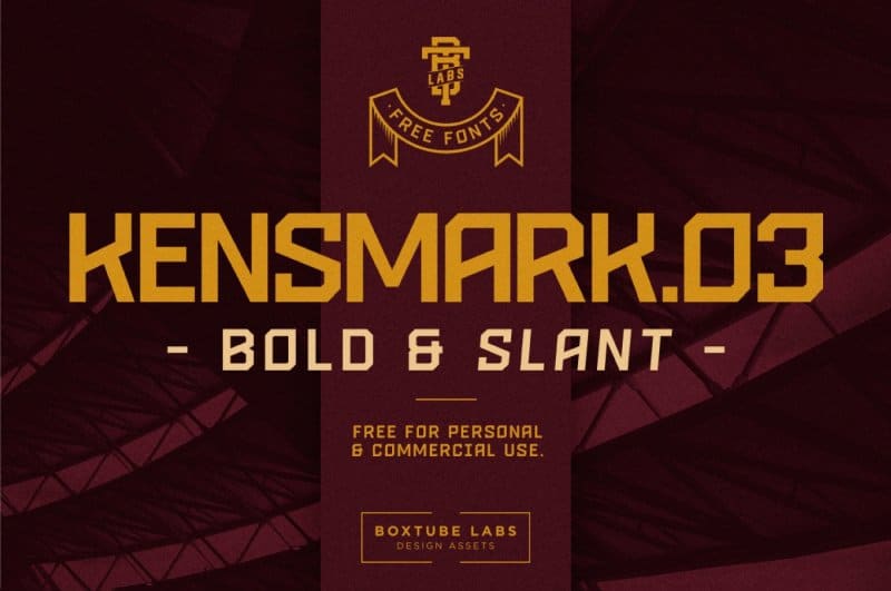 Download Kensmark 03 font (typeface)