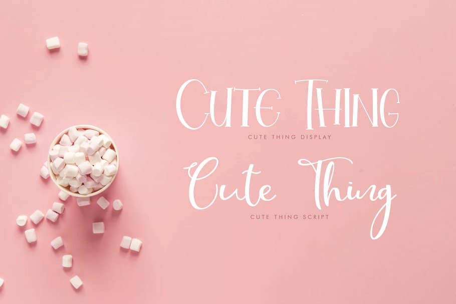 Download Cute Thing font (typeface)