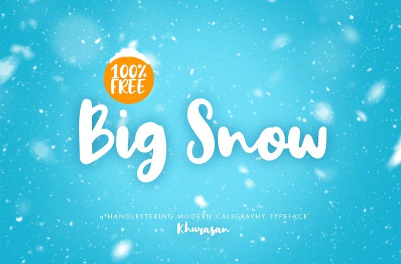 Download Big Snow font (typeface)