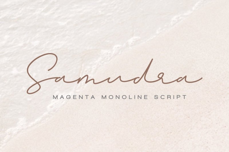 Download Magenta - 3 Luxury Signature font (typeface)
