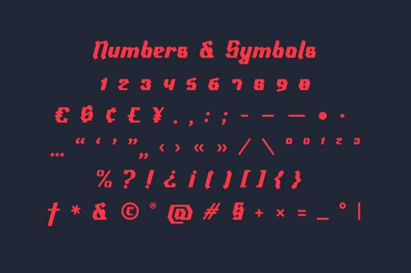 Download Ravenholm font (typeface)