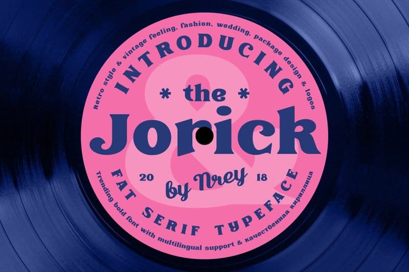 Download Jorick font (typeface)
