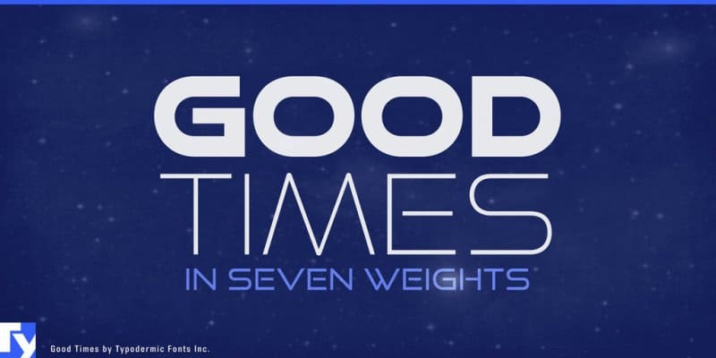 Download Good Times font (typeface)