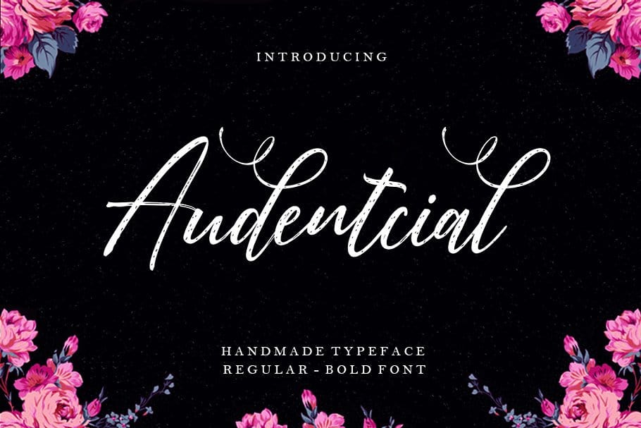 Download Audentcial font (typeface)