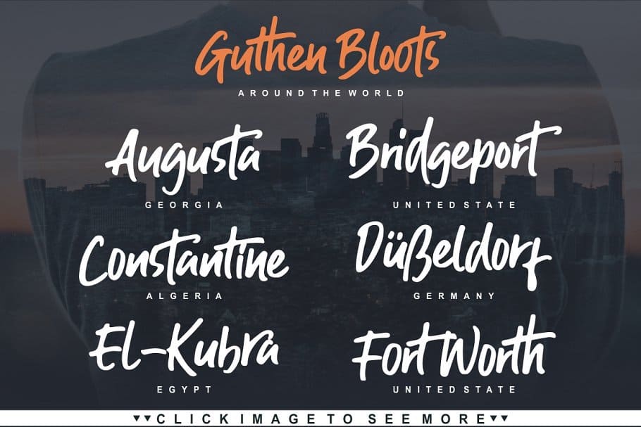 Download Guthen Bloots font (typeface)