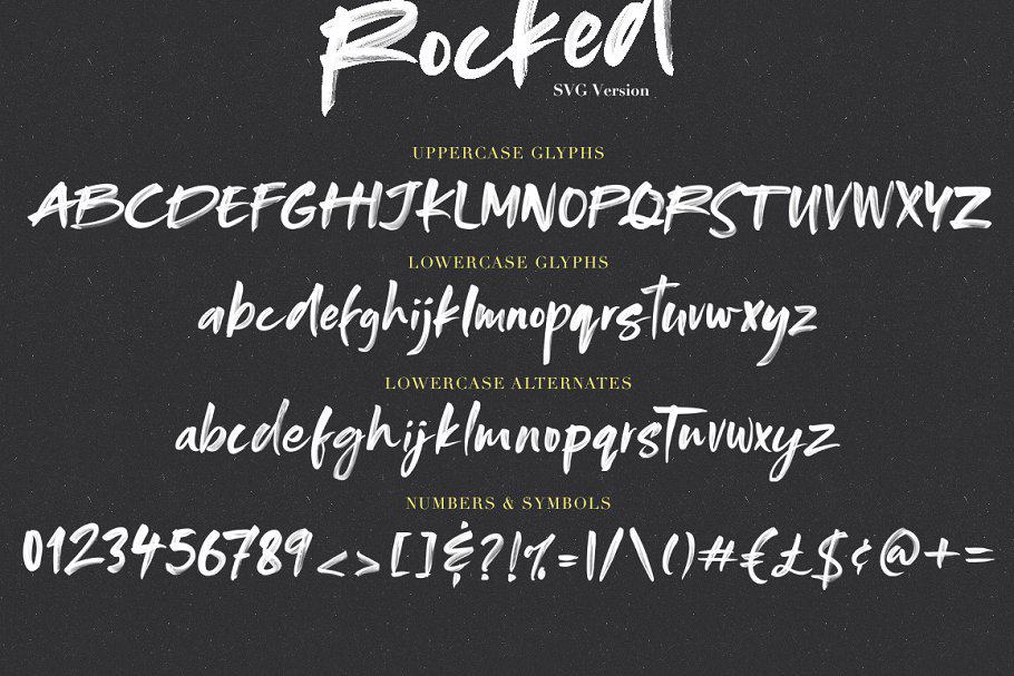 Download Rocked font (typeface)