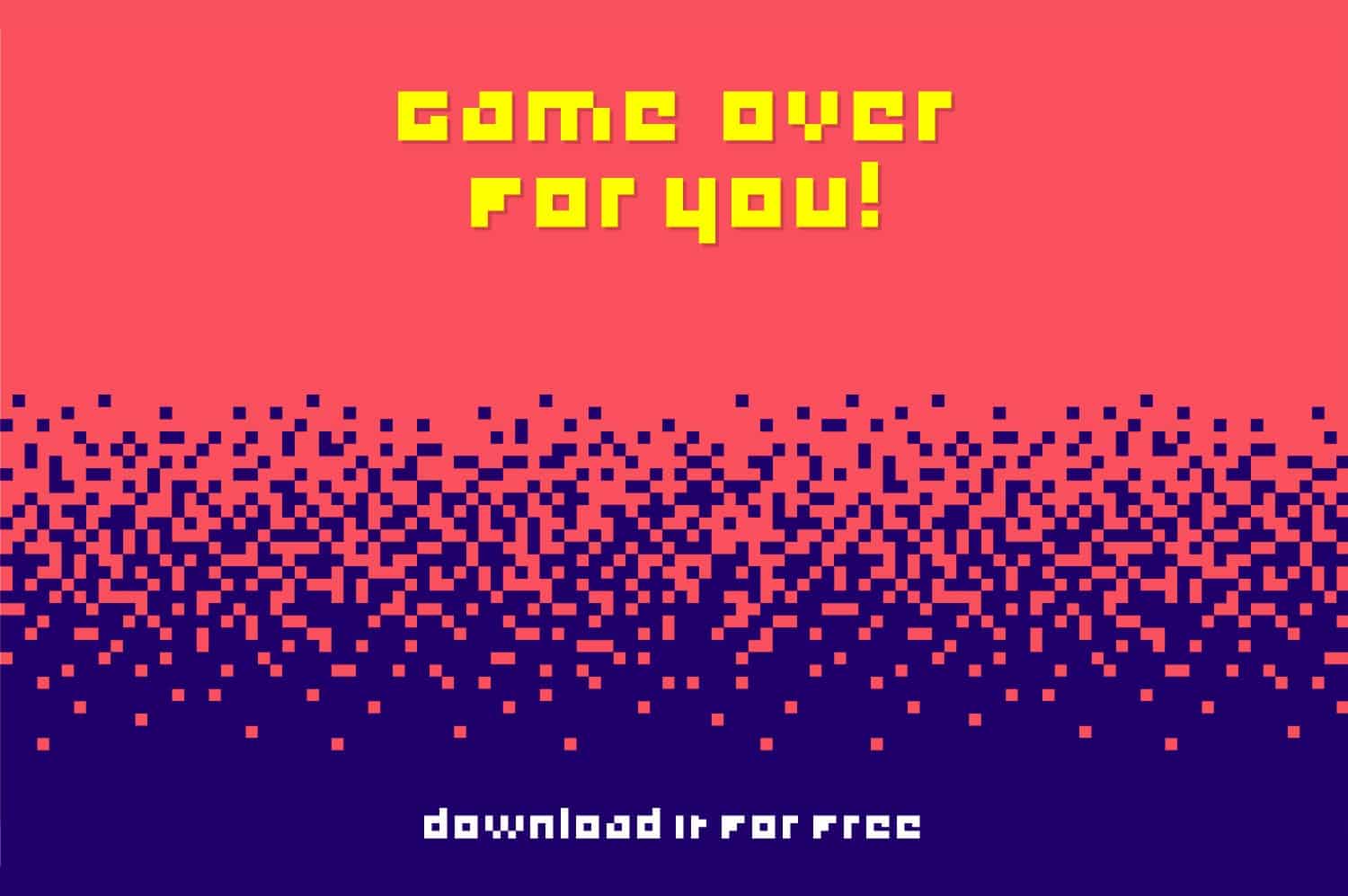 Download Game Over font (typeface)