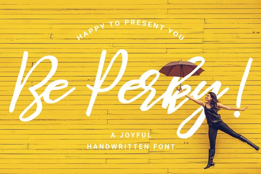 Download Be Perky! font (typeface)