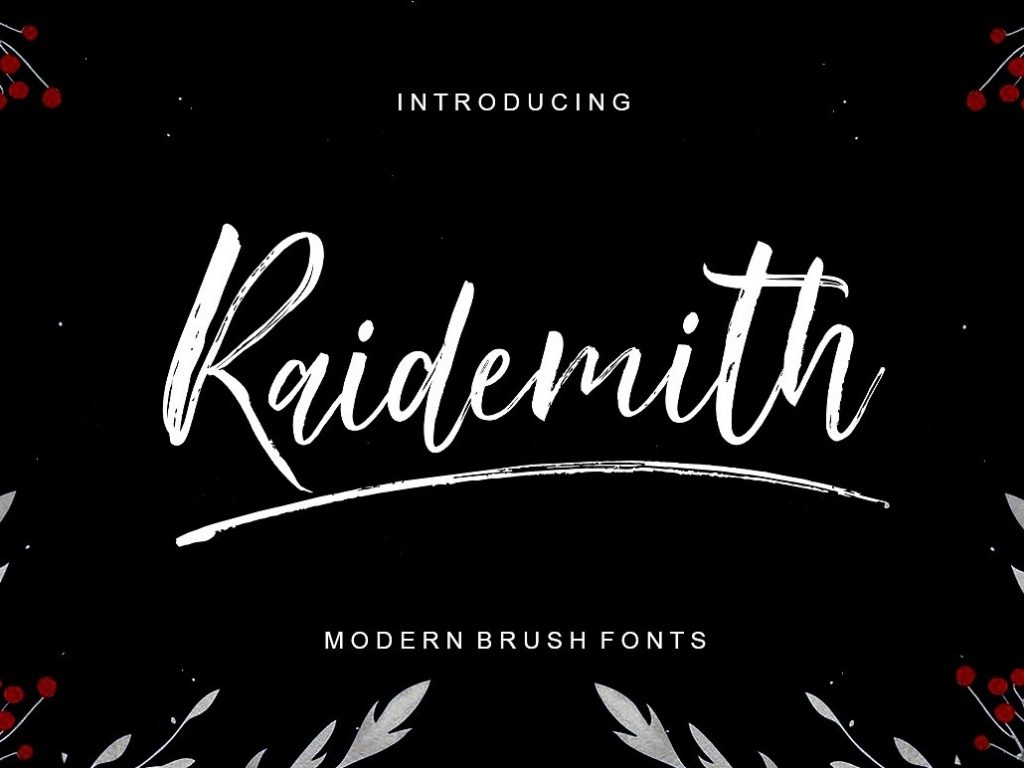 Raidemith Swash font free download • AllBestFonts.com