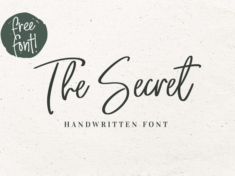 Download The Secret font (typeface)