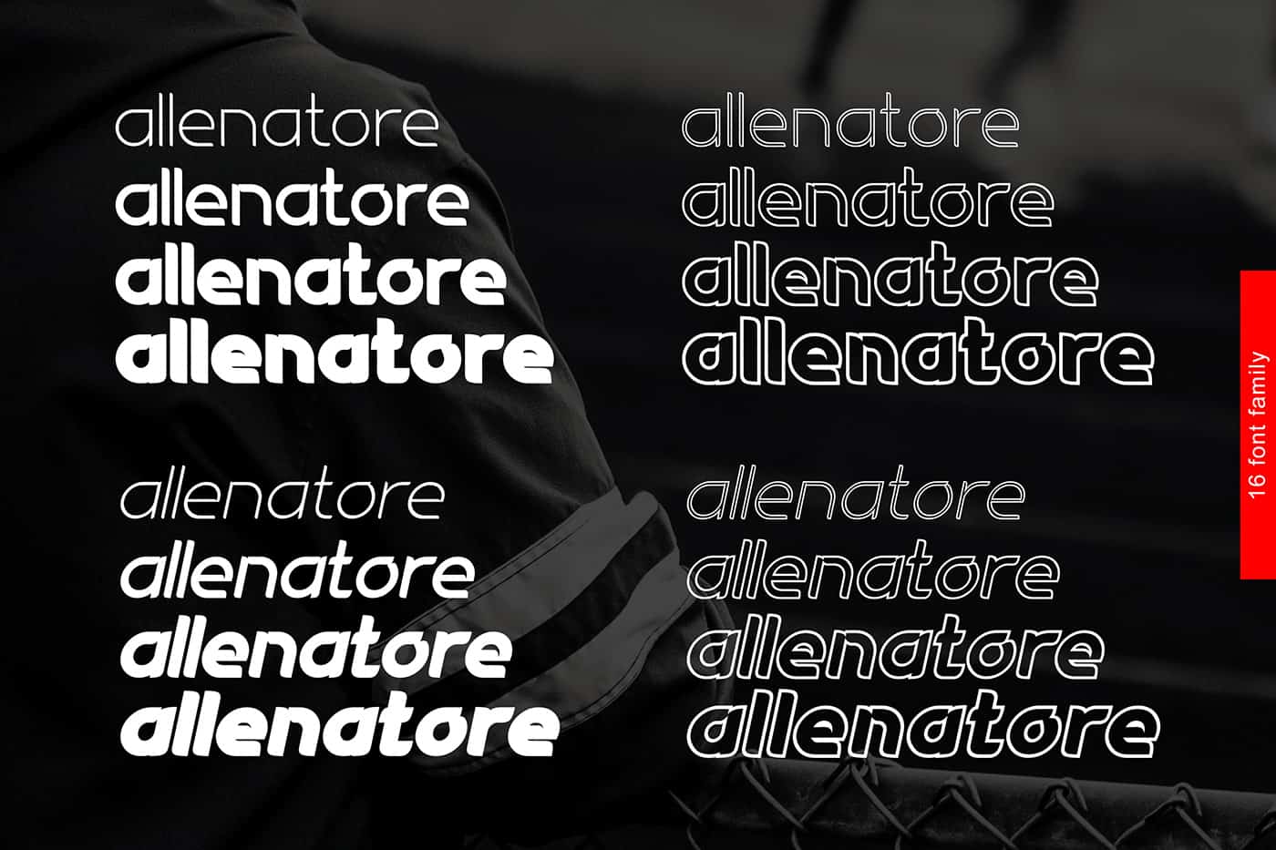 Download Allenatore font (typeface)