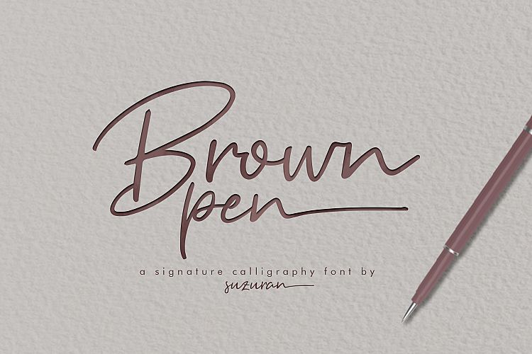 Download Brown Pen font (typeface)