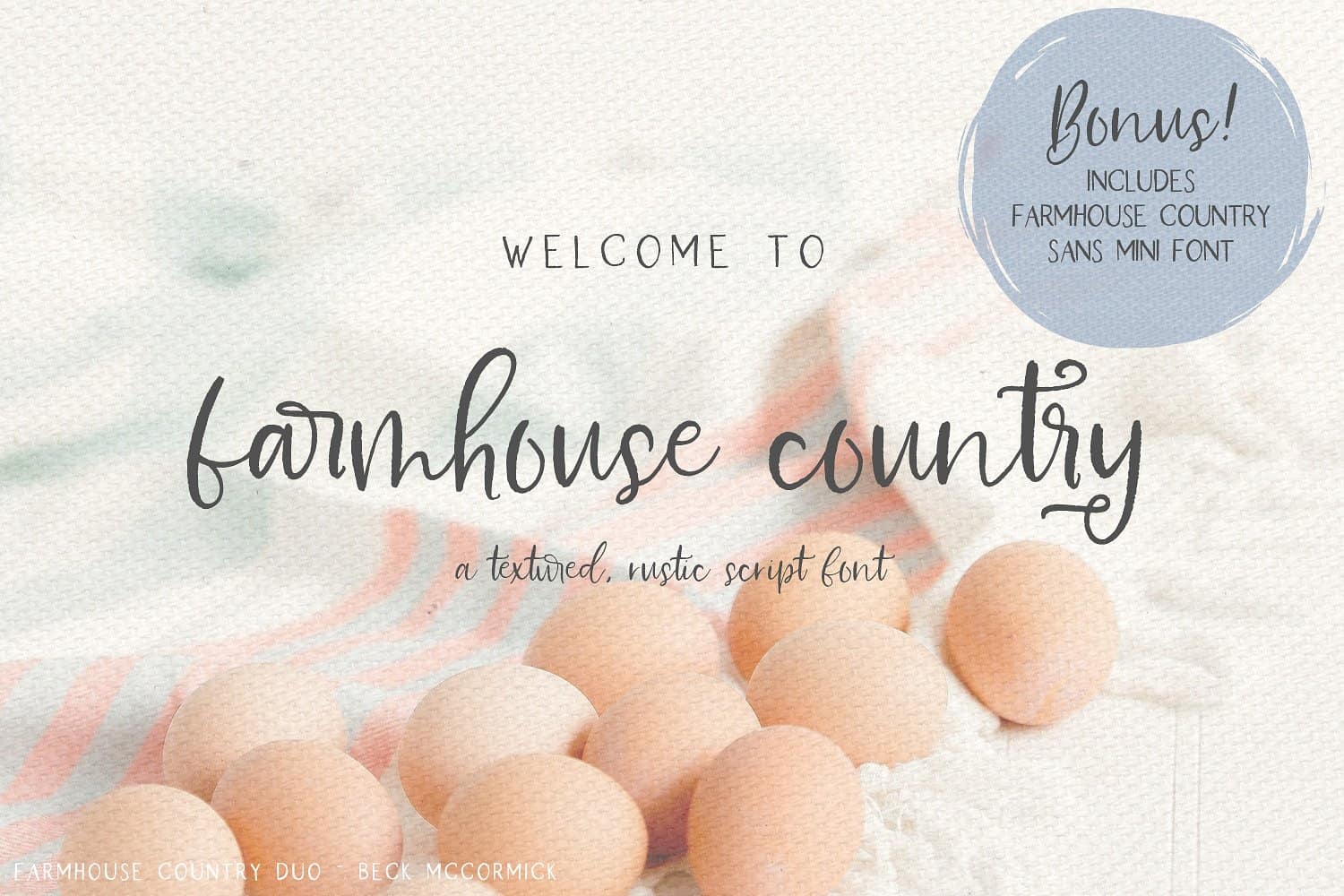 Download Farmhouse font (typeface)