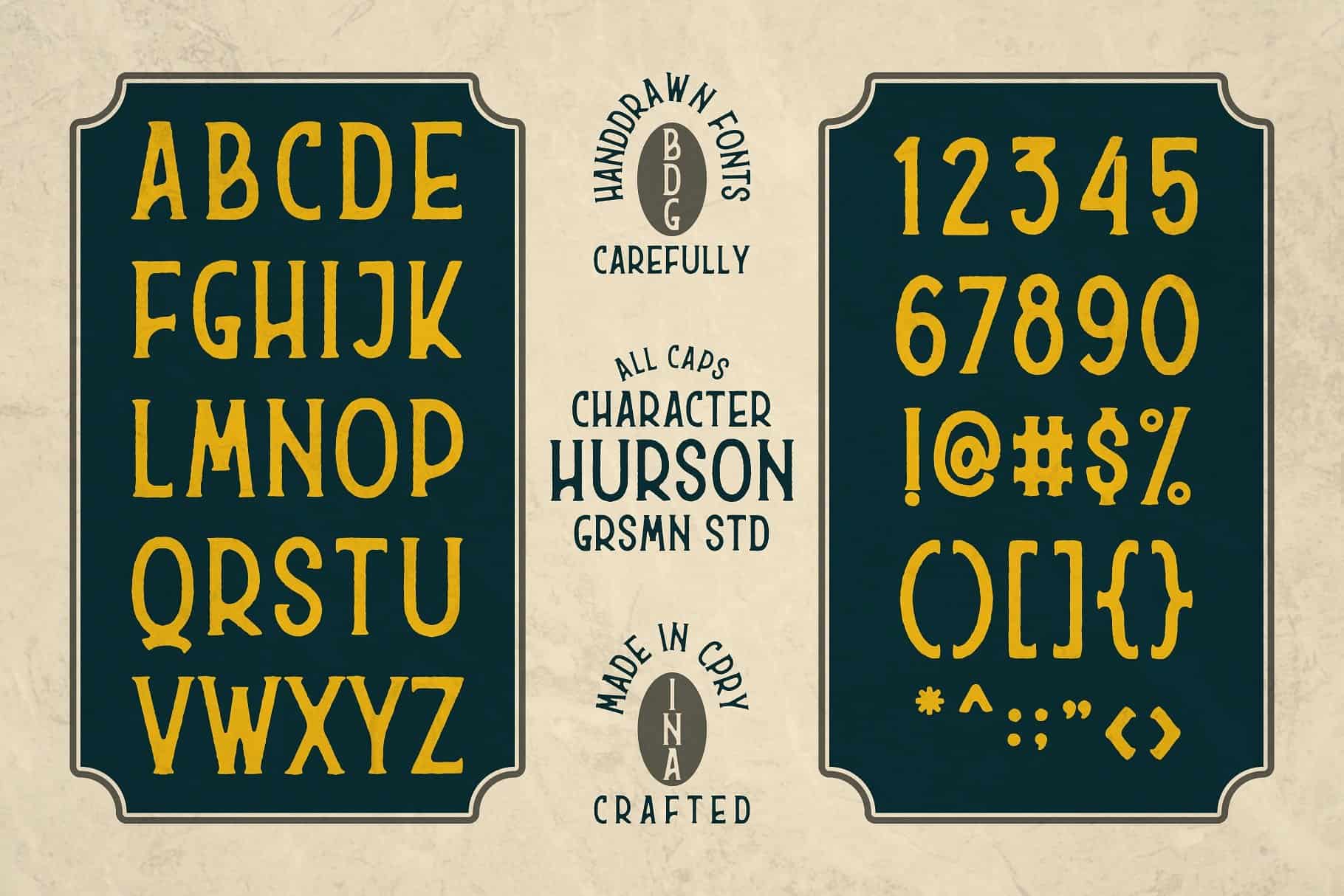 Download Hurson font (typeface)