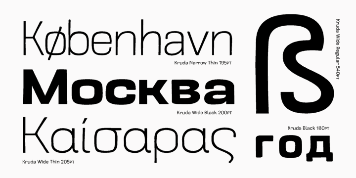 Download Kruda font (typeface)