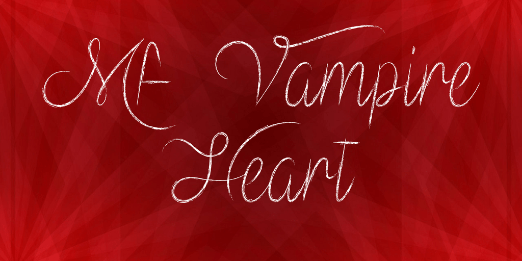 Download Mf Vampire Heart font (typeface)