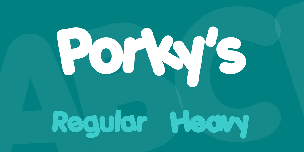 Download Porky's font (typeface)