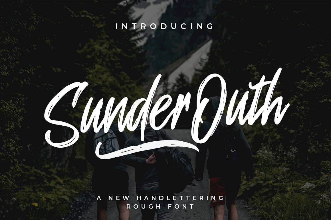 Download Sunder Outh font (typeface)