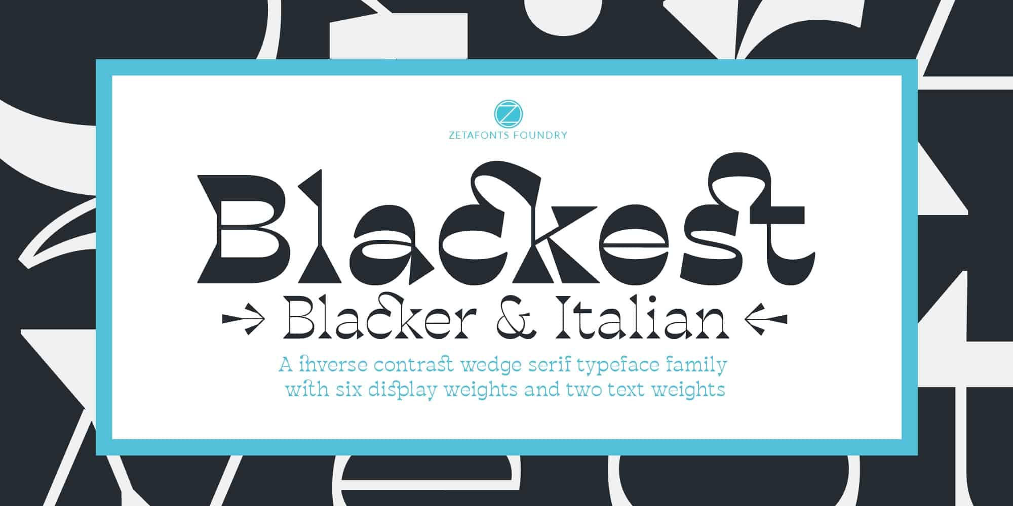 Download Blackest font (typeface)