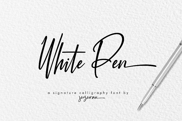 Download White Pen font (typeface)