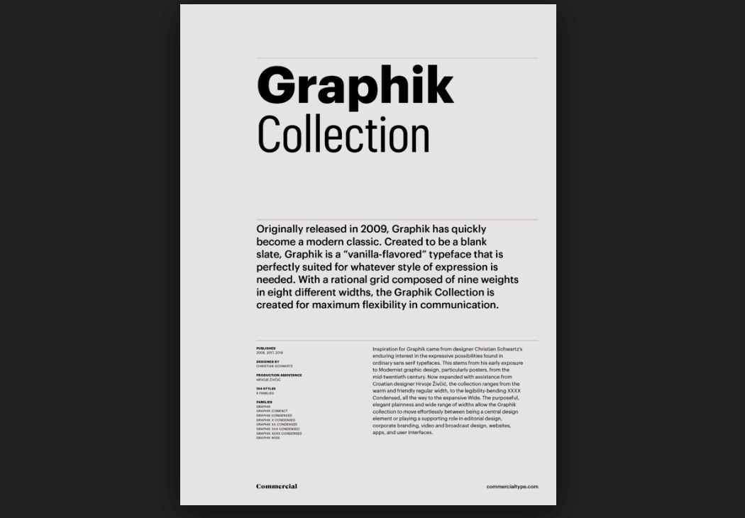 Download Graphik font (typeface)