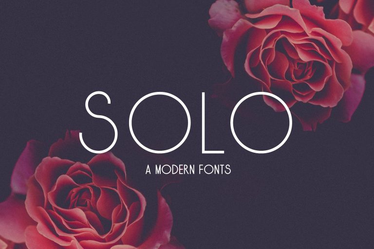 Download Solo font (typeface)