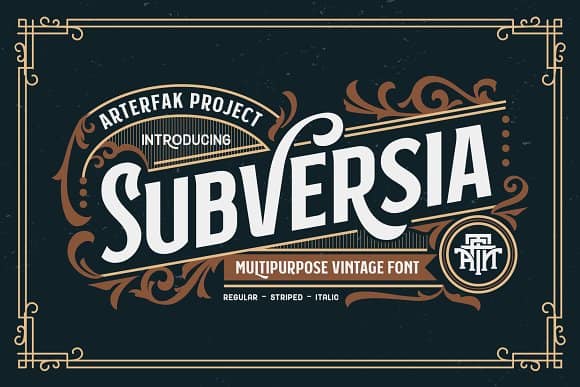 Download Subversia font (typeface)