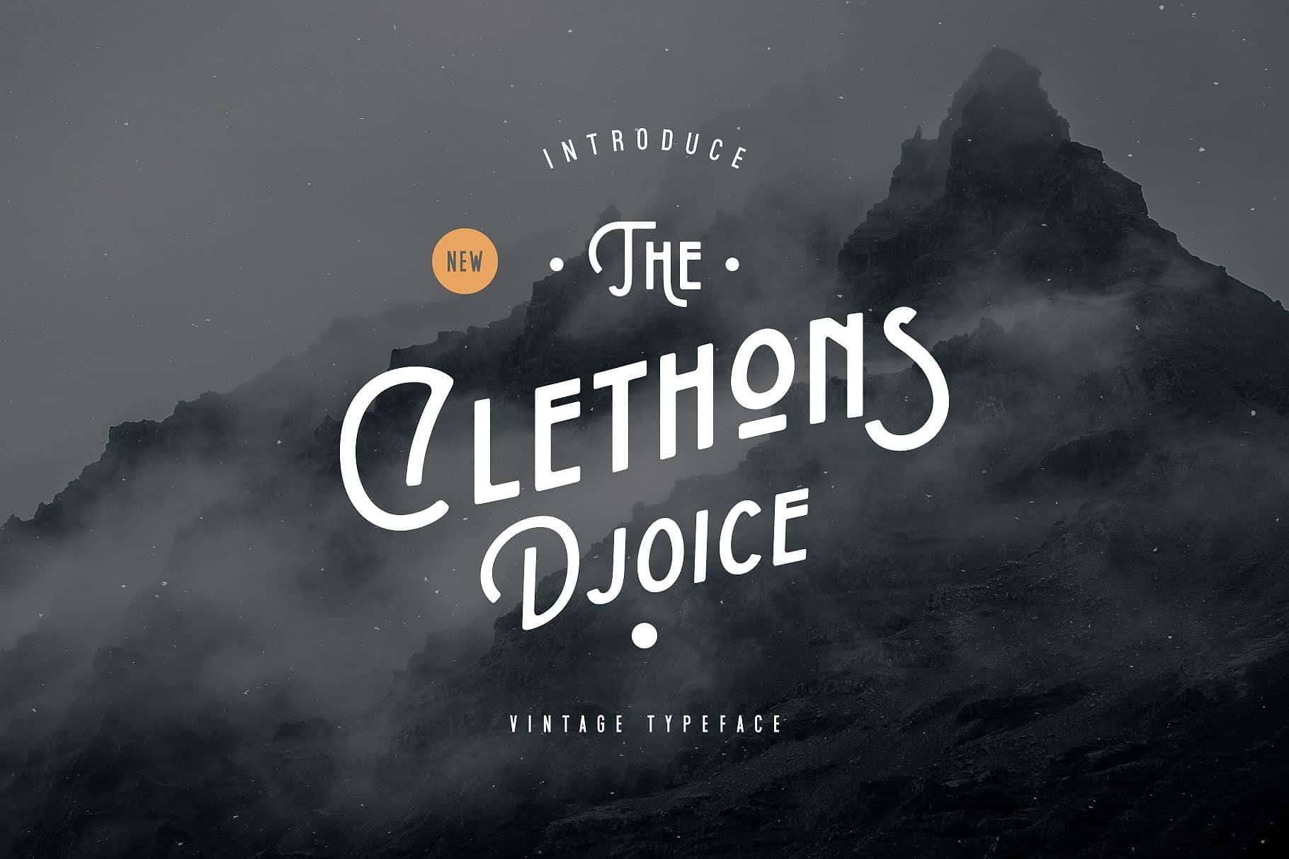 Download The Clethons Djoice font (typeface)