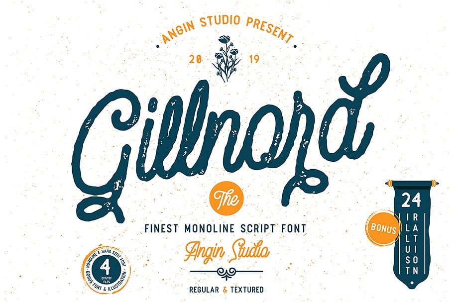 Download Gillnord font (typeface)