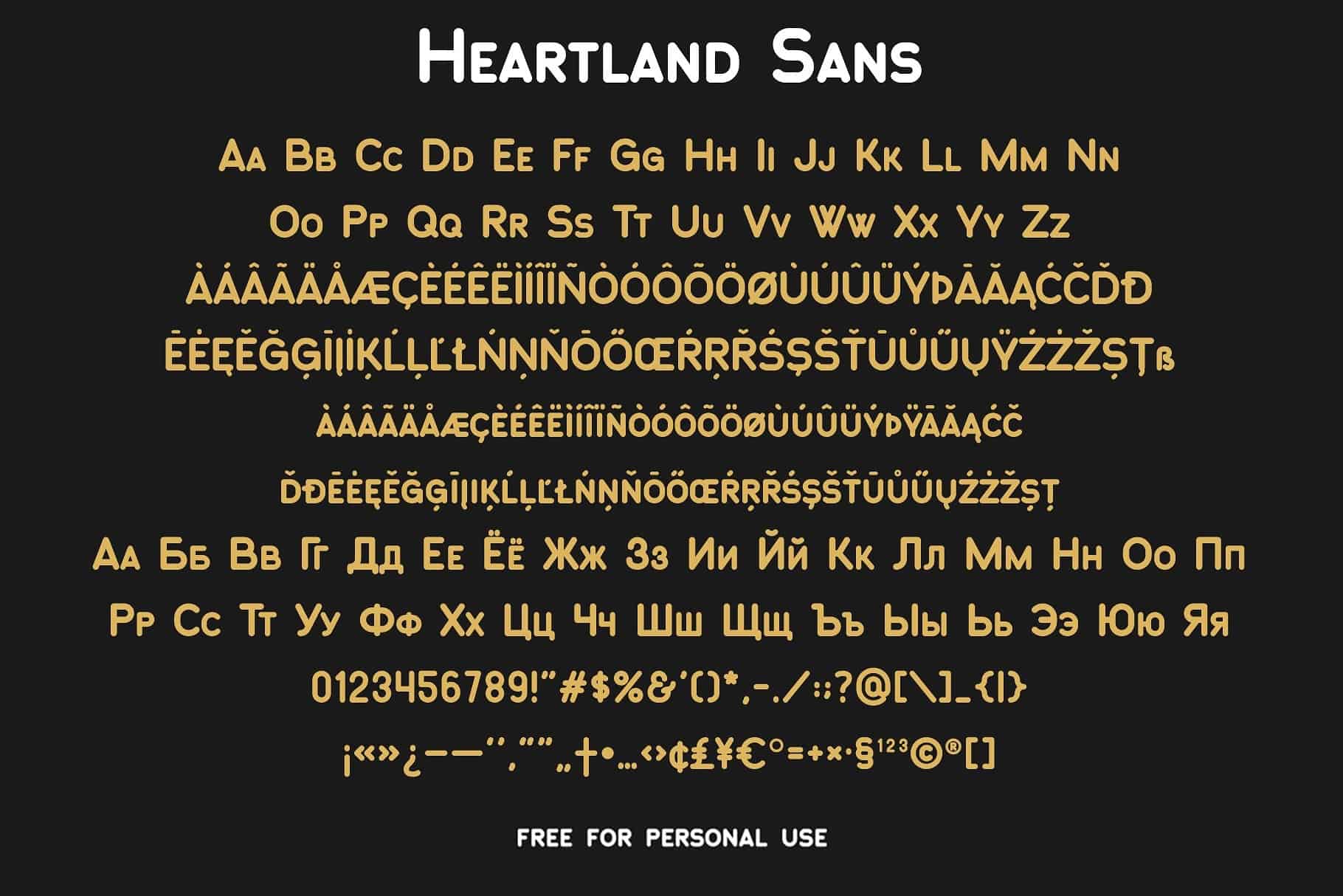 Download Heartland font (typeface)