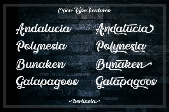 Download Berlineta font (typeface)