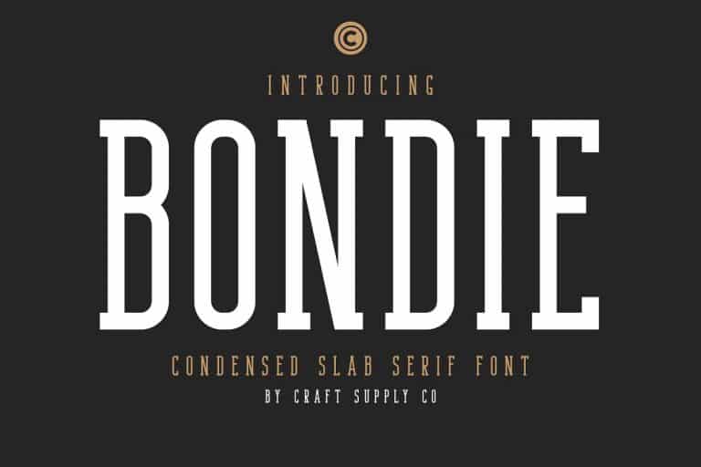Download Bondie font (typeface)