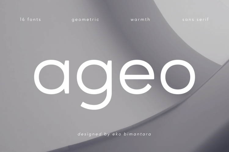 Download Ageo font (typeface)